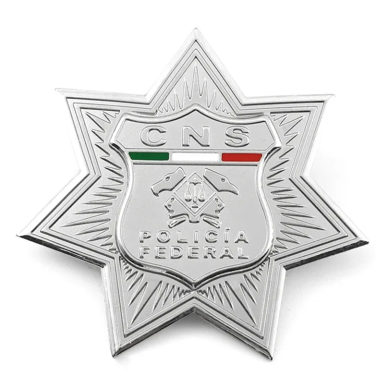 Brazil Cns Federal Police Badge Lapel Pins
