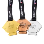 Individuelle Gold-Silber-Bronze-Grand-Slam-Medaillen