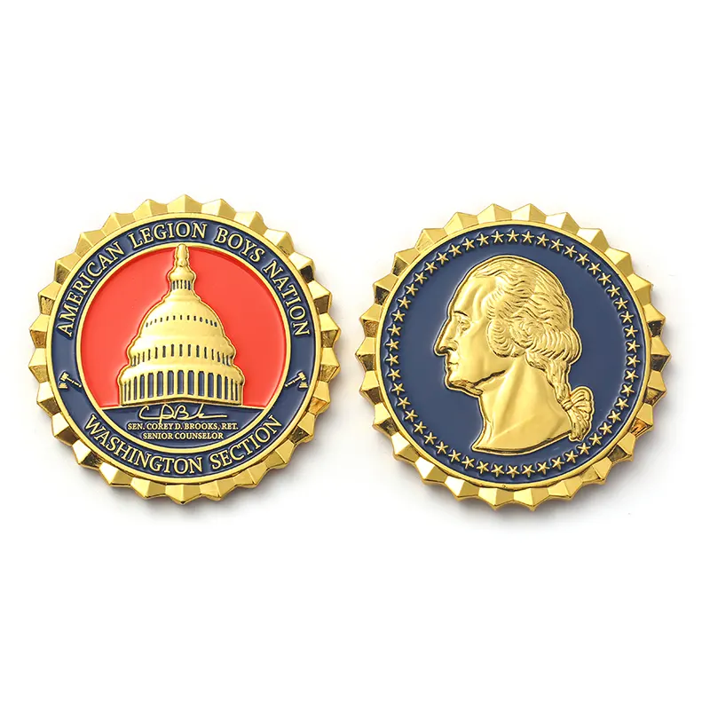 American Legion Boys Nation Custom Metal Challenge Coins