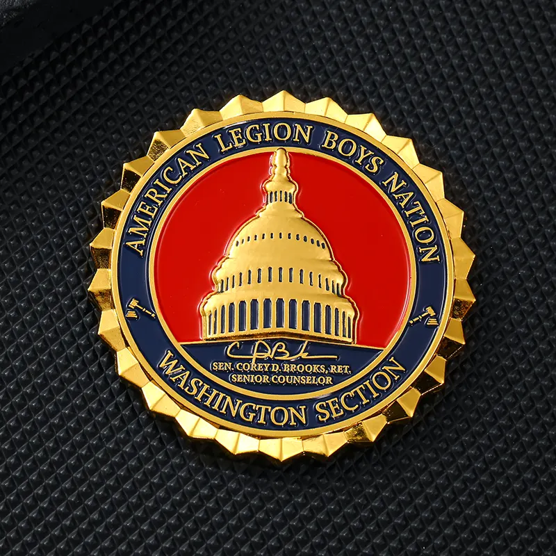 American Legion Boys Nation Monedas de metal personalizadas