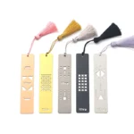 personalised bookmarks metal