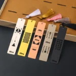 personalised metal bookmarks