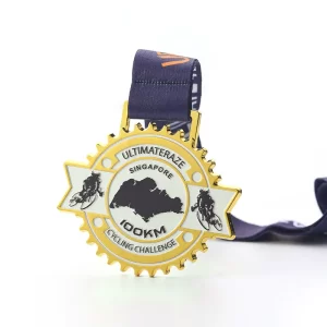 retos ciclistas con medallas