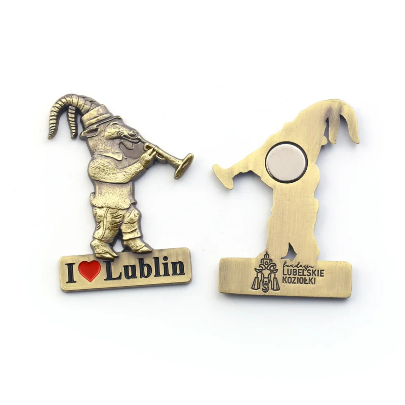 Custom Zinc Alloy Metal Fridge Magnets