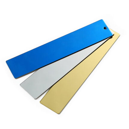 Custom Multicolor Stainless Steel Metal Bookmarks