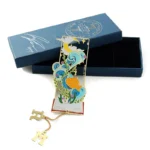 Metal Multi-Color Stainless Steel Gold-Plated Hollow Bookmark