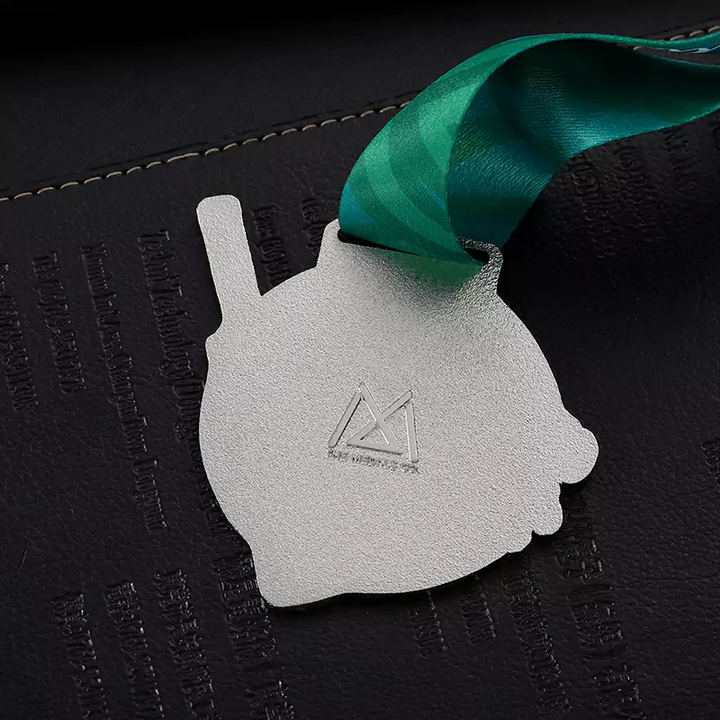 板球比赛软珐琅银质奖牌