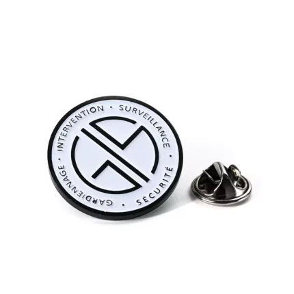 Distintivo de lapela com esmalte macio e duas cores