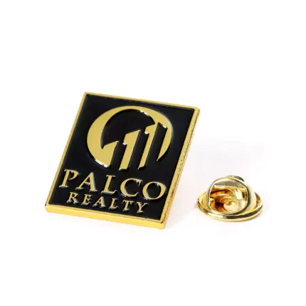 spille con logo smaltato