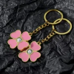 Gold-Plated Diamond Keychain Anime Keychain