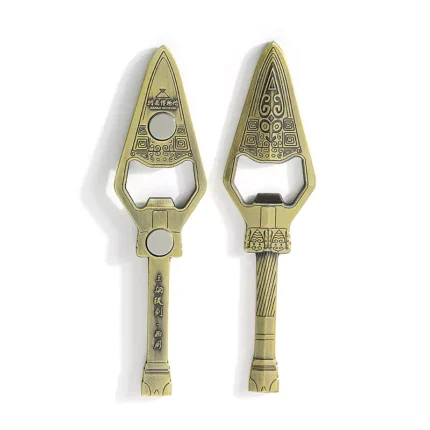 Green Bronze Bottle Opener Fridge Magnet