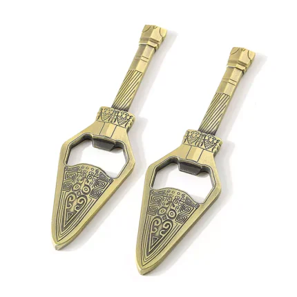 Green Bronze Bottle Opener Fridge Magnet