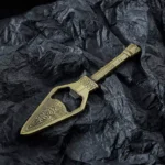 绿色青铜开瓶器冰箱磁铁