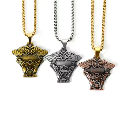 Pingente/colar em forma de Kamen Rider com relevo 3D