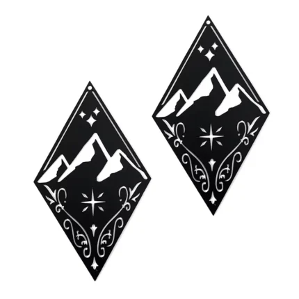 Green Eye C-shaped Irregular Soft Enamel Belt Buckle