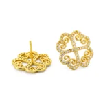 5102-1-Diamond studded earrings