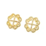 5102-2-Diamond studded earrings