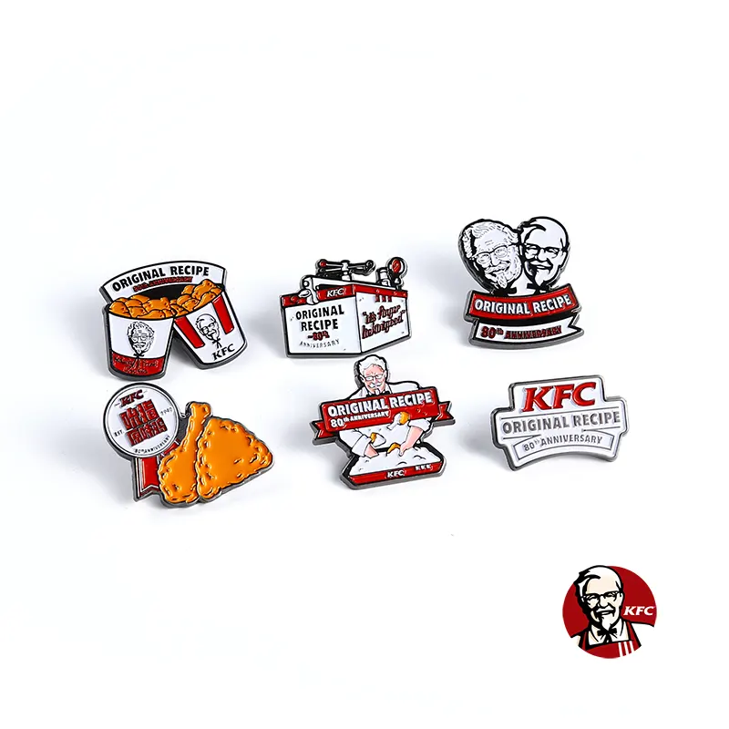 kfc enamel pins