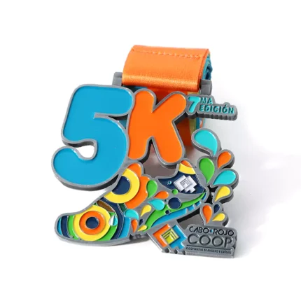 1010-4-5km Marathon Soft Enamel Medal