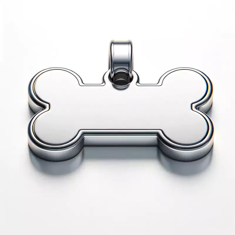 3206-12 - Plaque d'identification universelle en acier inoxydable