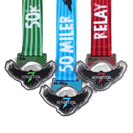 Sinister 7 Ultra 50 Mile Medal
