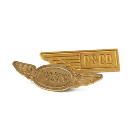 1906-1-P&CO Brand Brass Material Copper Natural Color Pin