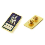 5601-3-Узбекистан Тхэквондо Альянс УФ печать мягкая эмаль квадрат