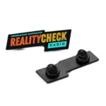 1908-2-Cheque de realidad Pin de esmalte blando