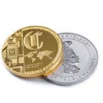 2601-3-Metal Hydraulic Dual Color Commemorative Coin