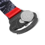 1388-2-DDeath Race Relay Medal with Commemorative Coins
