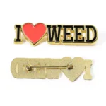 1565-3-Love Baked Paint geformt Pin