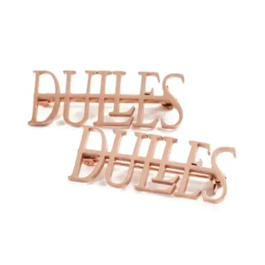 1568-4-Rose Gold Stainless Steel Hollow Pines