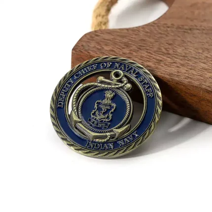 2503-1-海军蓝骷髅纪念币金属版