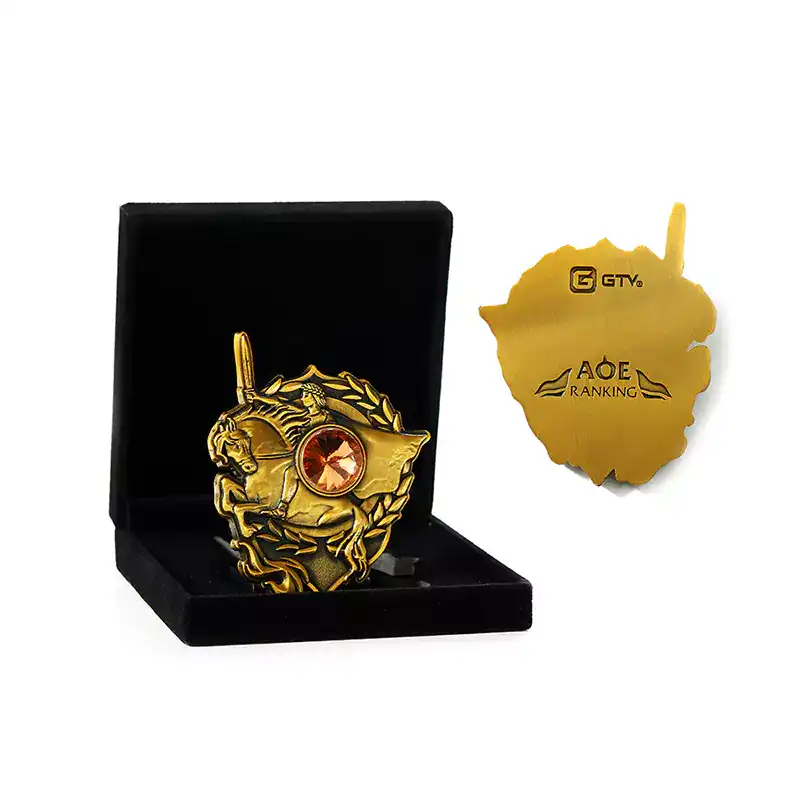 2505-2-3D 金属浮雕独角兽马古董金币