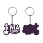 2452-2-Nomes de letras irregularesChaveiro de PVC personalizado