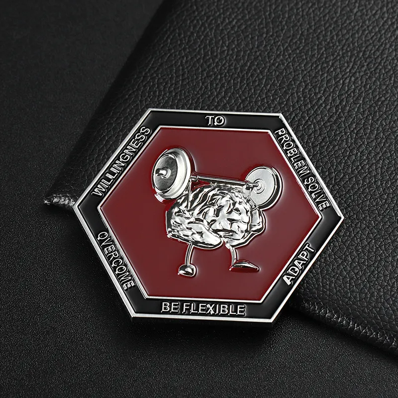 2517-6-Hexagonal Brain Competition Commemorative Coin