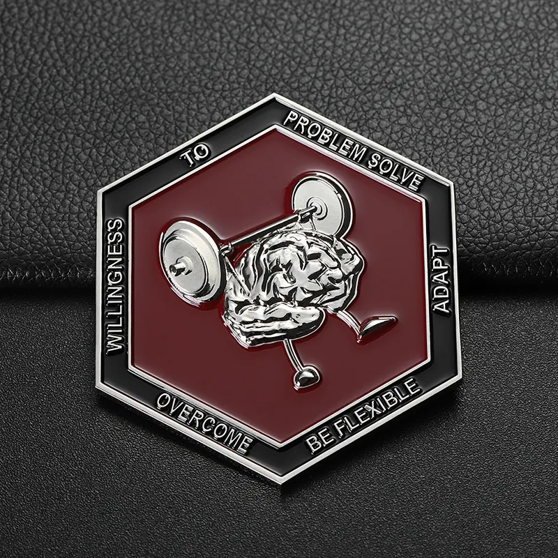 2517-7-Hexagonal Brain Competition Commemorative Coin