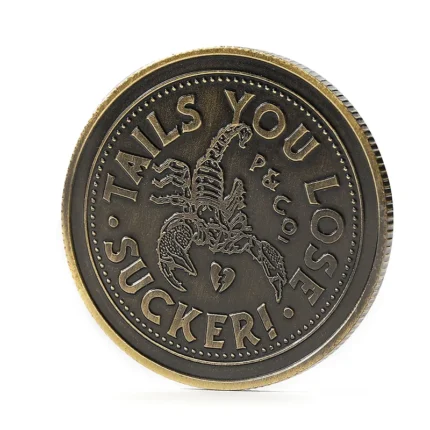 2518-3-Cowboy Scorpion Blue Bronze Commemorative Coin