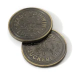 2518-5-Cowboy Scorpion Blue Bronze Commemorative Coin