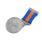 5801-1-镀亮镍的圆形文字荣誉肩章