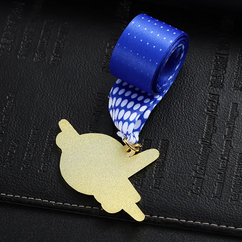 1348-6-Médaille silhouette d'avion en dessin animé pour enfants