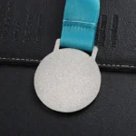 1349-8-Medaglia circolare con adesivo a caduta