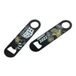 3401-3-Stainless steel black color spray MFF long strip bottle opener