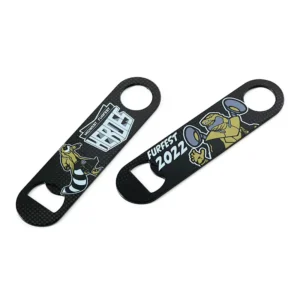 3401-3-Stainless steel black color spray MFF long strip bottle opener
