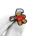 1605-2- Alien Cute Chef UV Printed Badge