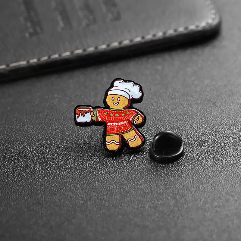 1605-6- Alien Cute Chef UV Printed Badge