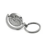 2280-3-Half-frame 3D embossed portrait rotating keychain