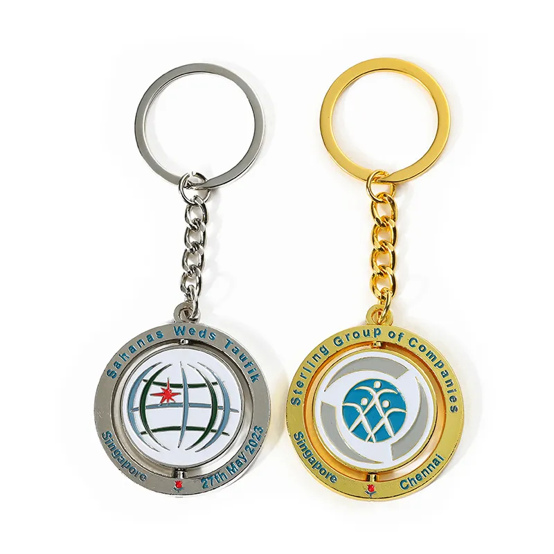 2282-2-斯特灵集团珐琅旋转钥匙扣