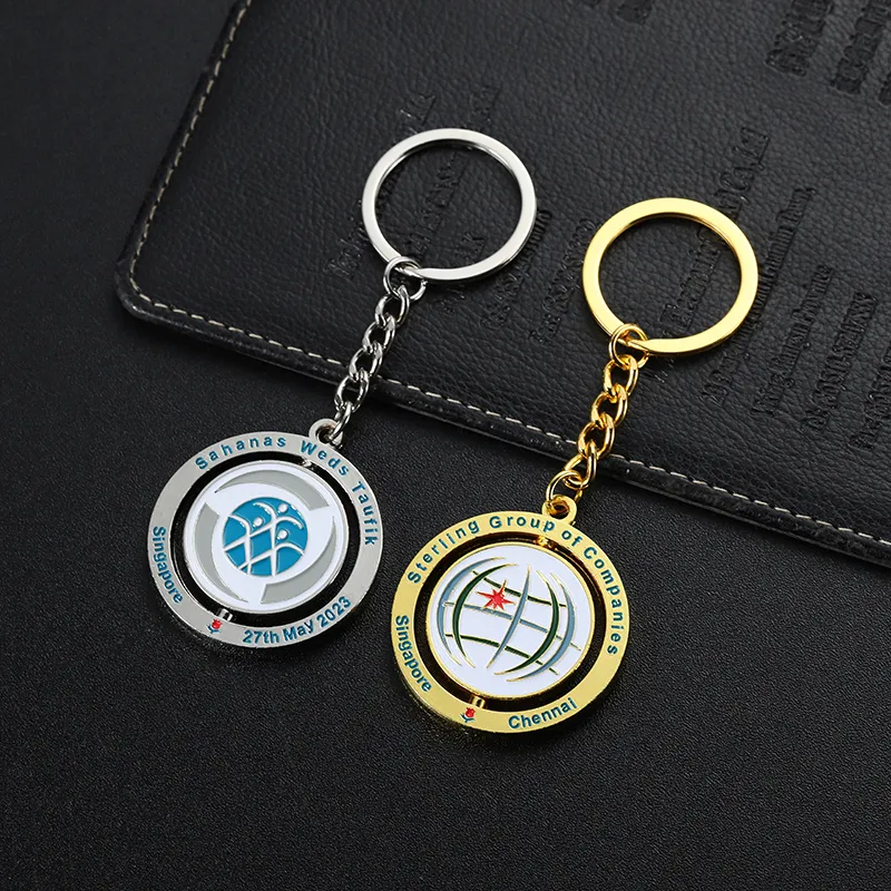 2282-7-Брелок с вращающейся эмалью Sterling Group