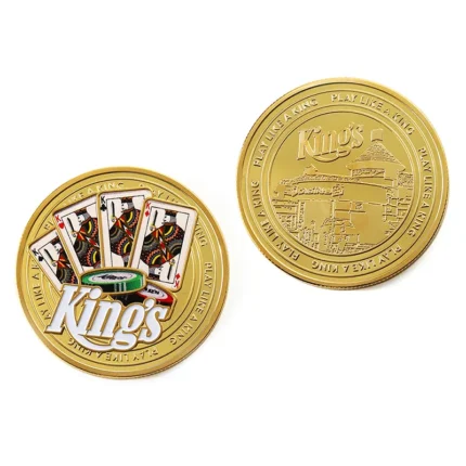 2519-1-软珐琅喷绘扑克牌纪念币